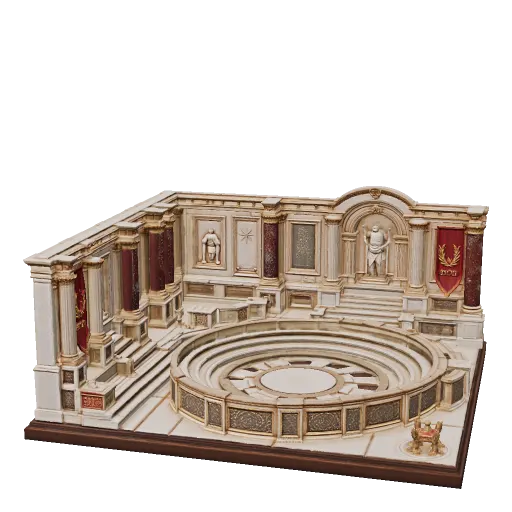 Roman Senate · senate chamber diorama