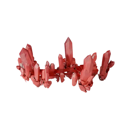 Red Arcane Village · floating crystal pathway