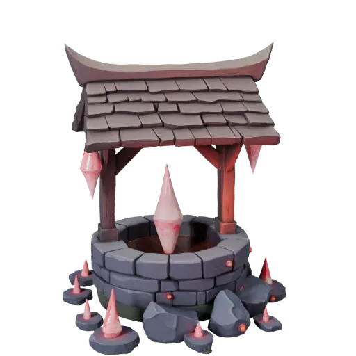 Red Arcane Village · arcane energy well